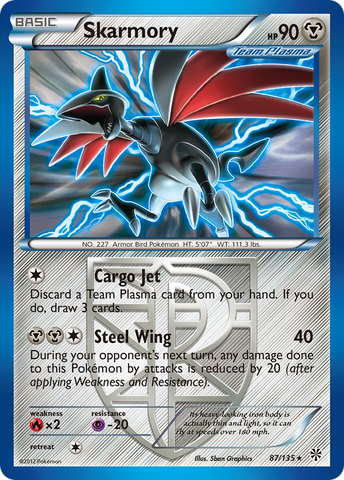 Skarmory (87/135) [Black & White: Plasma Storm]