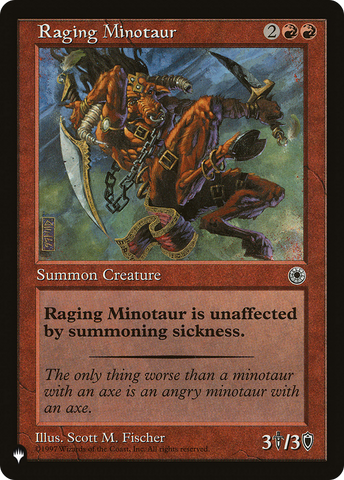 Raging Minotaur [The List Reprints]