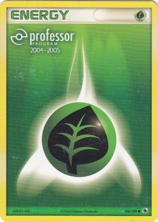 Grass Energy (104/109) (2004 2005) [Professor Program Promos] | Pandora's Boox
