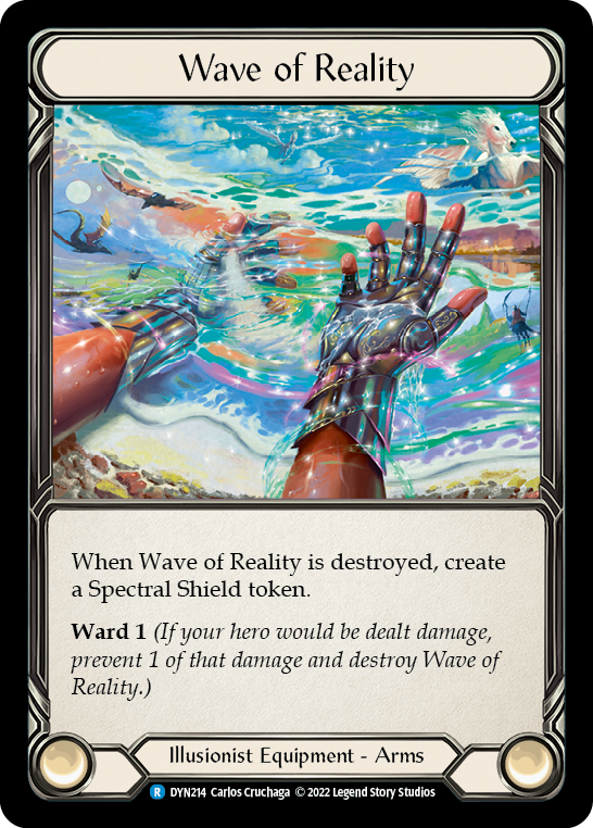 Wave of Reality [DYN214] (Dynasty)  Rainbow Foil | Pandora's Boox