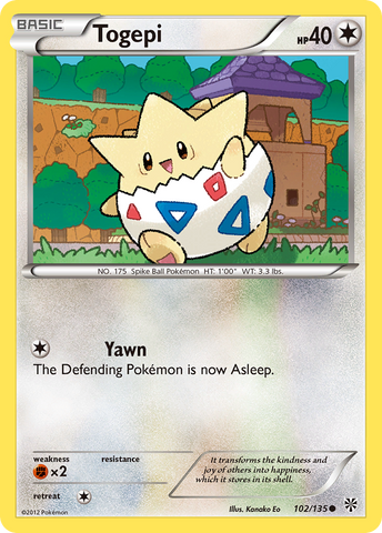 Togepi (102/135) [Black & White: Plasma Storm]