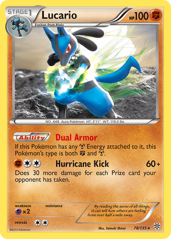 Lucario (78/135) [Black & White: Plasma Storm]