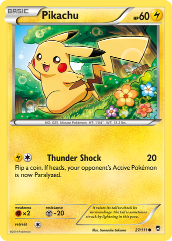 Pikachu (27/111) [XY: Furious Fists]