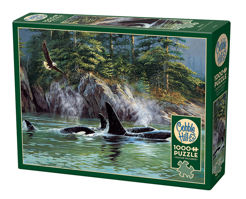 Cobble Hill Puzzle: Orcas 500pc