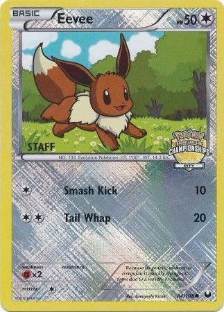 Eevee (84/108) (City Championship Staff) [League & Championship Cards]