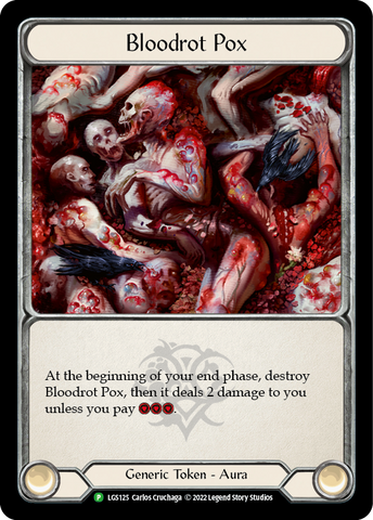 Bloodrot Pox // Frailty [LGS125 // LGS126] (Promo)  Cold Foil