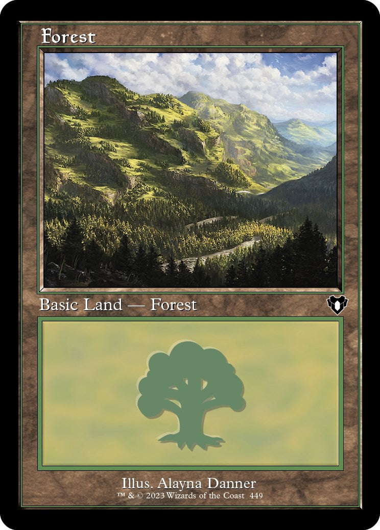 Forest (449) (Retro) [Commander Masters] | Pandora's Boox