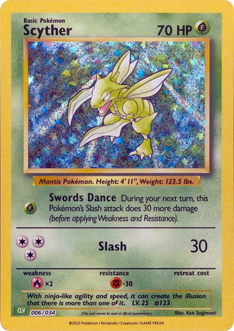 Scyther [Trading Card Game Classic]