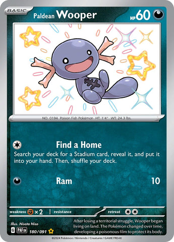 Paldean Wooper (180/091) [Scarlet & Violet: Paldean Fates]