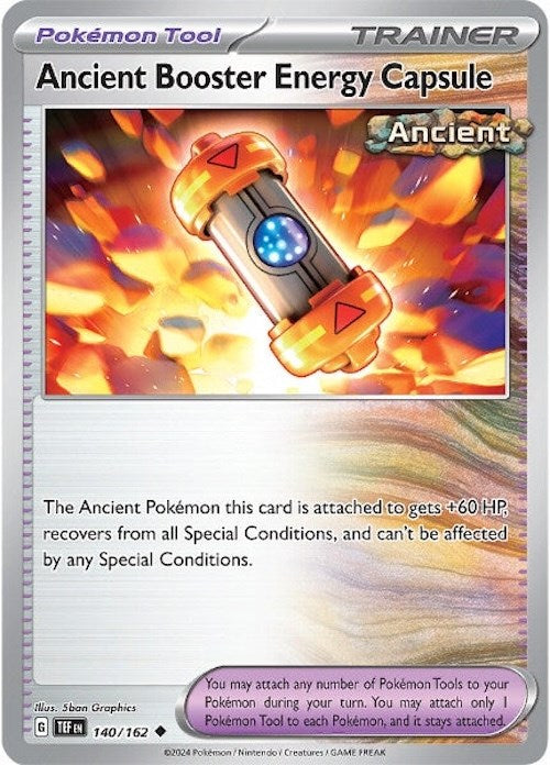 Ancient Booster Energy Capsule (140/162) [Scarlet & Violet: Temporal Forces] | Pandora's Boox