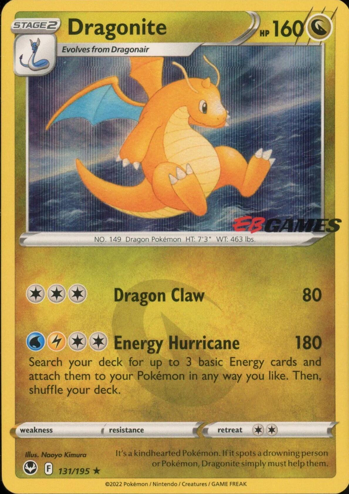 Dragonite (131/195) (EB Games Exclusive) [Miscellaneous Cards] | Pandora's Boox