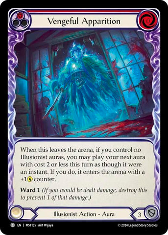 Vengeful Apparition (Red) [MST155] (Part the Mistveil)  Rainbow Foil