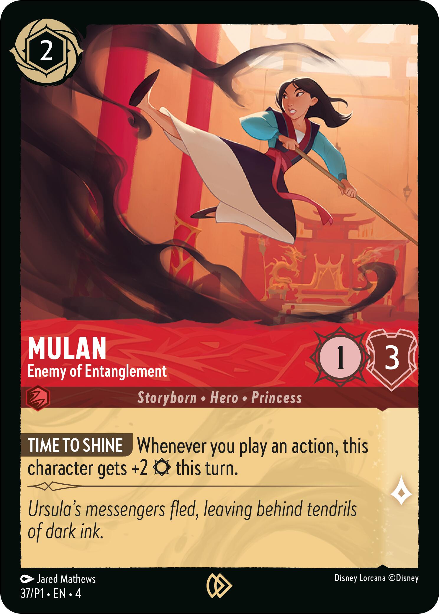Mulan - Enemy of Entanglement (37) [Promo Cards] | Pandora's Boox