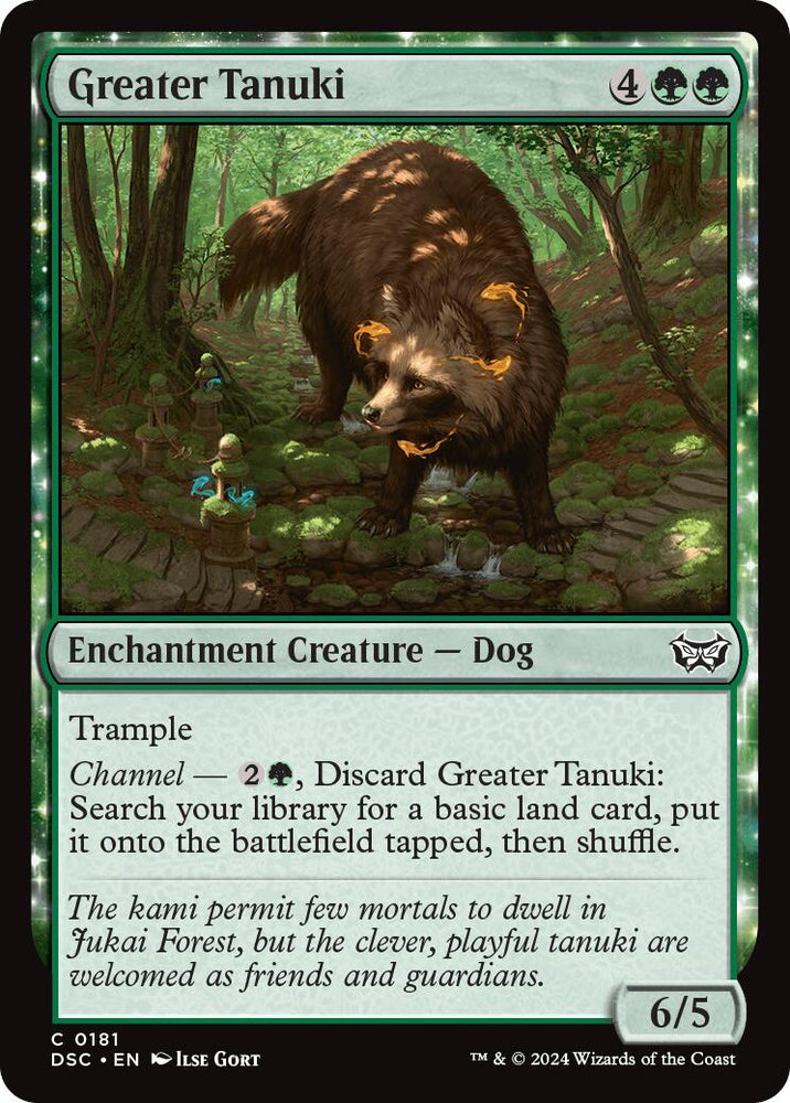 Greater Tanuki [Duskmourn: House of Horror Commander]