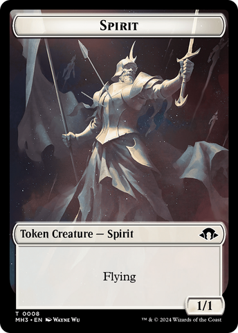 Phyrexian Germ // Spirit (0008) Double-Sided Token [Modern Horizons 3 Tokens]