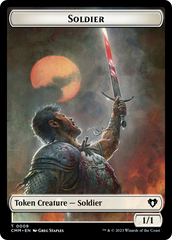 Soldier // Servo Double-Sided Token [Commander Masters Tokens] | Pandora's Boox