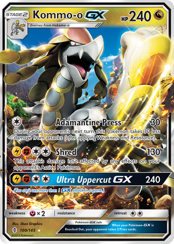 Kommo-o GX (100/145) [Sun & Moon: Guardians Rising]