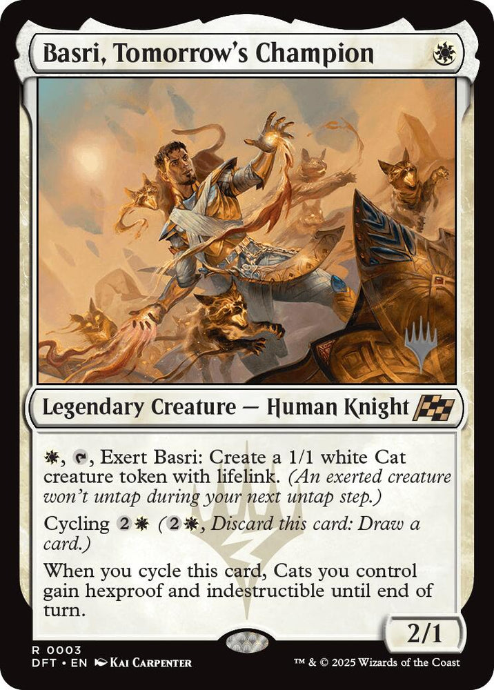 Basri, Tomorrow's Champion [Aetherdrift Promos]