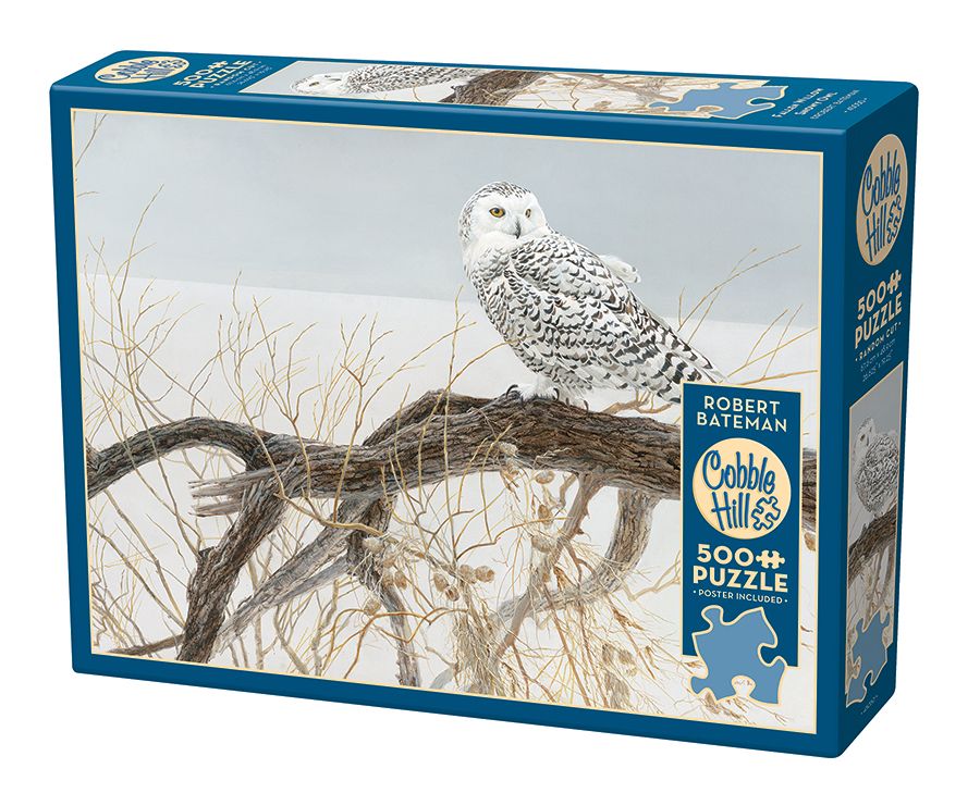 Cobble Fallen Willow Snowy Owl 500 pc