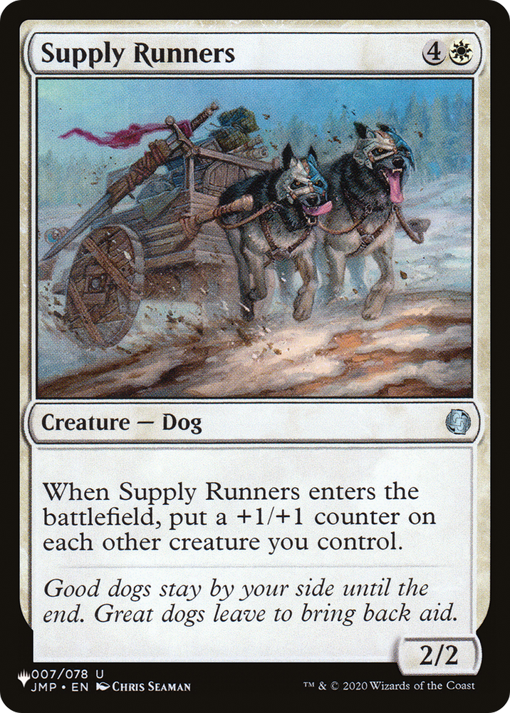 Supply Runners [The List Reprints]