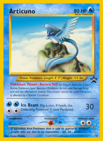 Articuno (48) [Wizards of the Coast: Black Star Promos]