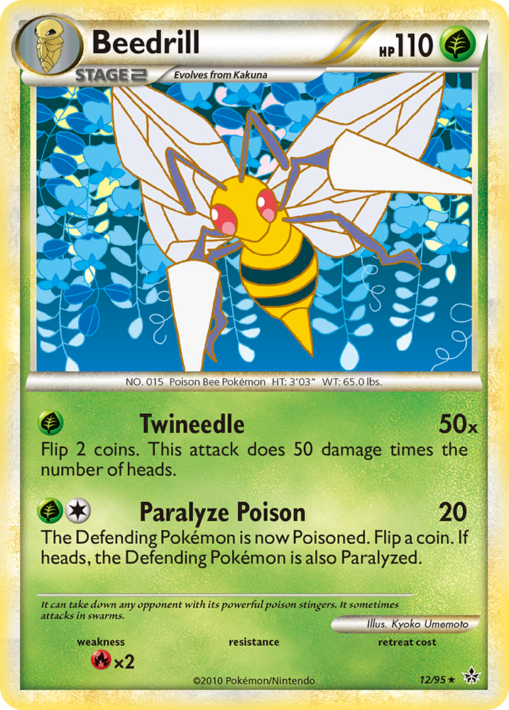 Beedrill (12/95) [HeartGold & SoulSilver: Unleashed]