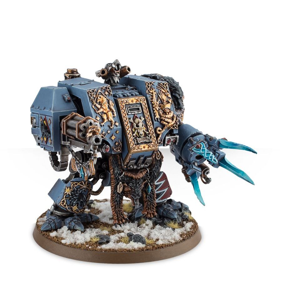 Space Wolves: Venerable Dreadnought / Bjorn the Fell-Handed / Murderfang