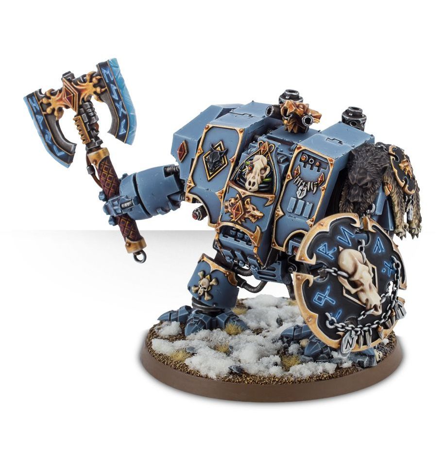 Space Wolves: Venerable Dreadnought / Bjorn the Fell-Handed / Murderfang