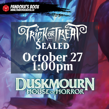 Duskmourn Trick or Treat Sealed ticket