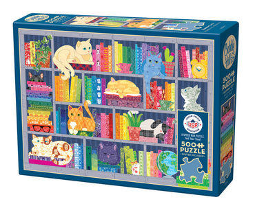 Cobble Hill Rainbow Cats 500 pc