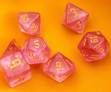 Mystery Dice Goblin - Rose Fog dice Set