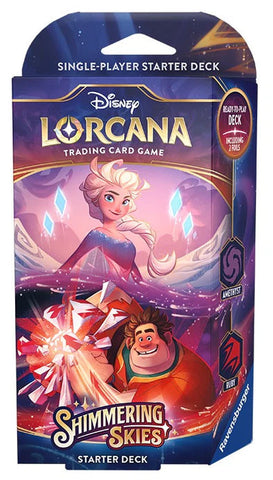 Lorcana Shimmering Skies: Starter Deck:  Amethyst & Ruby