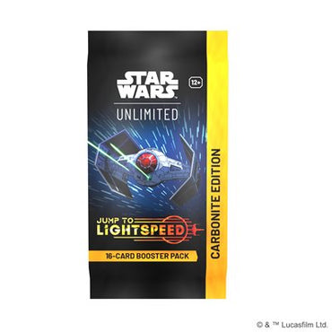 Star Wars Unlimited: Jump to Lightspeed Carbonite Booster Pack (Two Per Customer, Per Day) March 14th