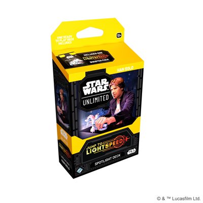 Star Wars Unlimited: Jump to Lightspeed Spotlight Deck: Han Solo March 14th