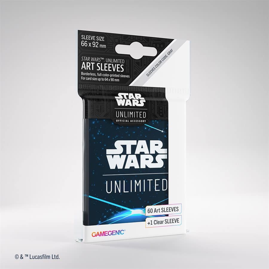 Star Wars Unlimited: Gamegenic Sleeves 60 count Space Blue