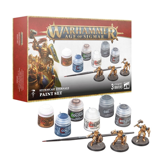 Warhammer: Age of Sigmar Stormcast Eternals + Paint Set