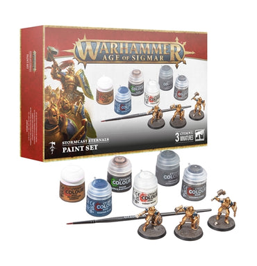 Warhammer: Age of Sigmar Stormcast Eternals + Paint Set