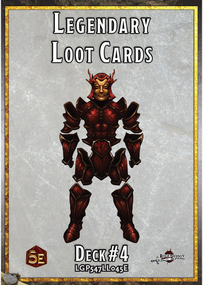 Legendary Loot Cards 5e