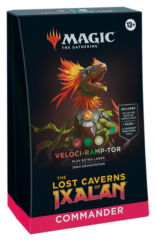 The Lost Caverns of Ixalan Commander Deck: Veloci-RAMP-tor