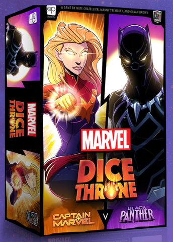 Marvel Dice Throne Captain Marvel Vs Black Panther