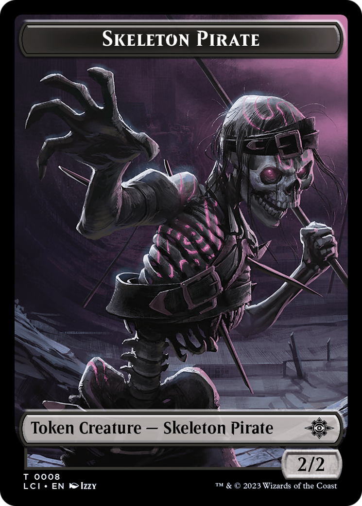 Skeleton Pirate Token [The Lost Caverns of Ixalan Tokens] | Pandora's Boox