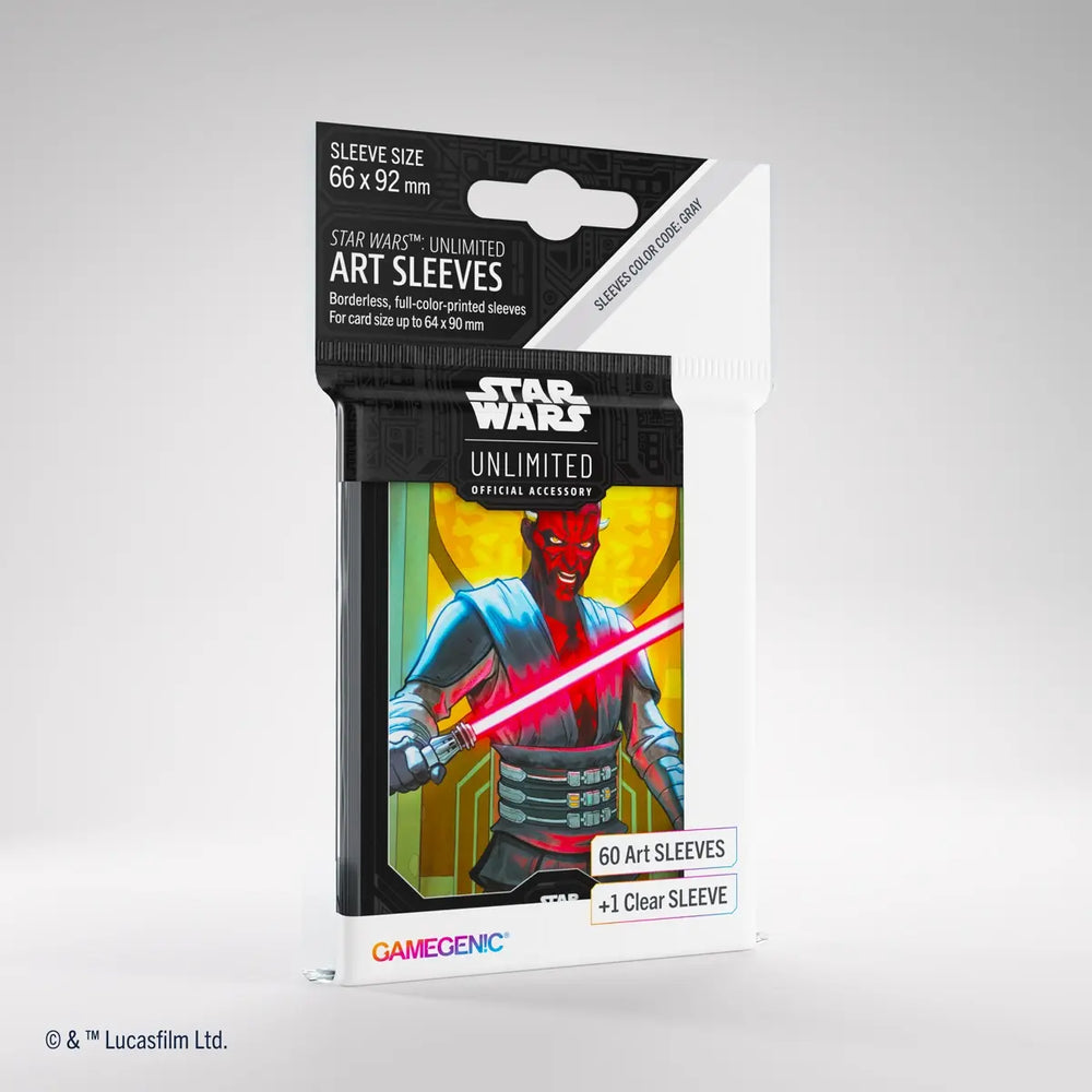 Star Wars Unlimited: Gamegenic Sleeves 60 count Darth Maul (Nov 8)