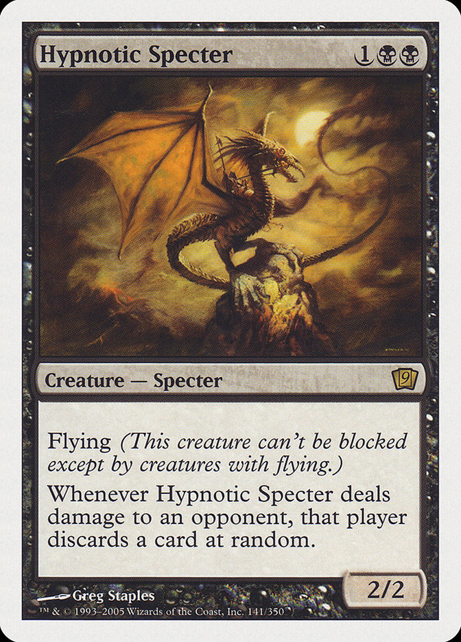 Hypnotic Specter (9th Edition) (Oversized) [Oversize Cards] | Pandora's Boox