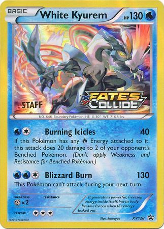 White Kyurem (XY128) (Staff) [XY: Black Star Promos]