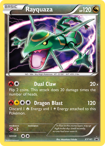 Rayquaza (XY141) [XY: Black Star Promos]