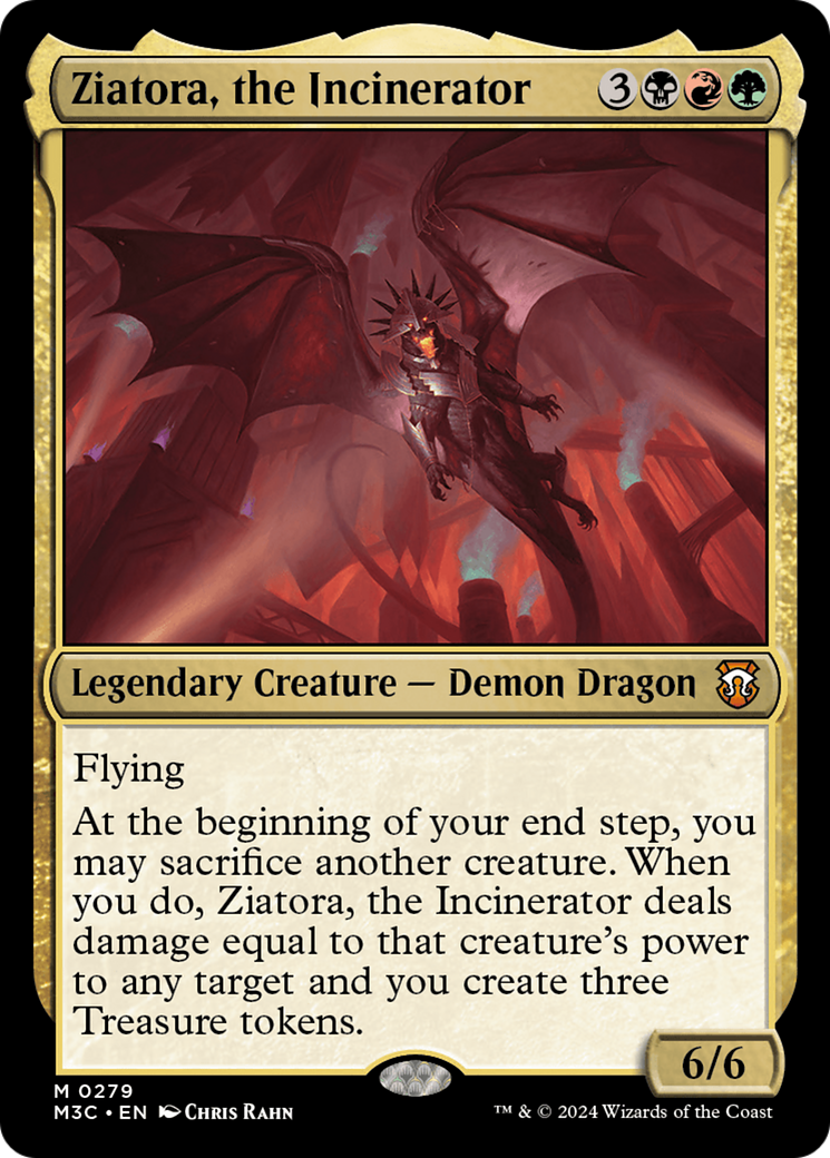 Ziatora, the Incinerator (Ripple Foil) [Modern Horizons 3 Commander] | Pandora's Boox