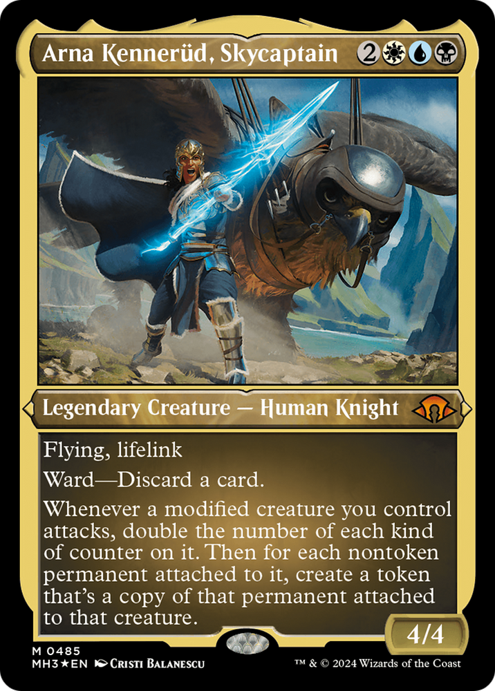 Arna Kennerud, Skycaptain (Foil Etched) [Modern Horizons 3]