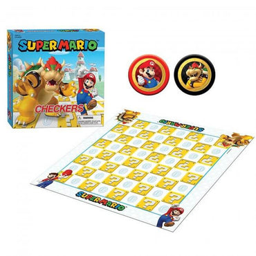 Super Mario Checkers & Tic Tac Toe