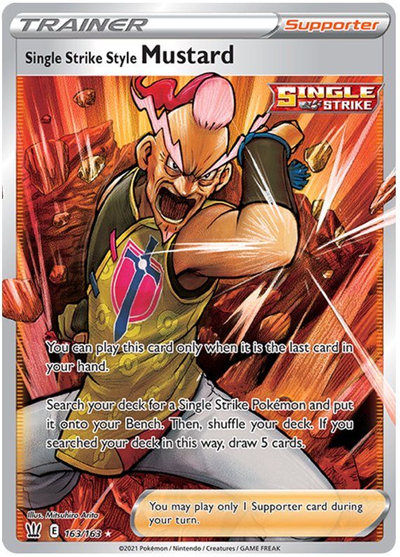 Single Strike Style Mustard (163/163) [Sword & Shield: Battle Styles]