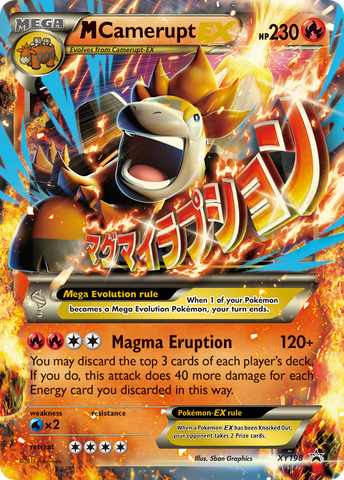 M Camerupt EX (XY198) [XY: Black Star Promos]